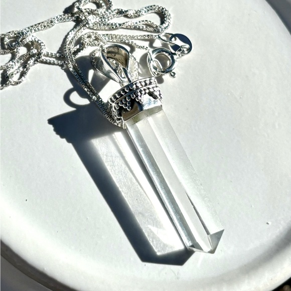 Crystal Point Necklace - Picture 14 of 16